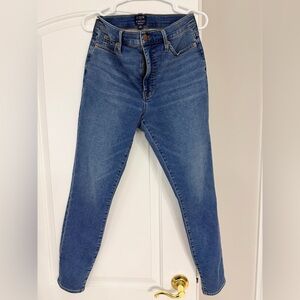 J. Crew Blue 9” Mid-Rise Skinny